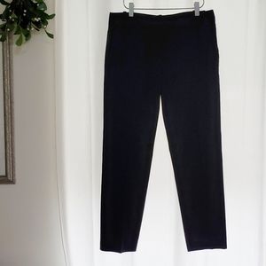 Tory Burch Pants cropped straight navy